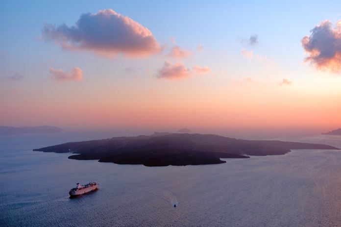 Kameni Island, Sunset