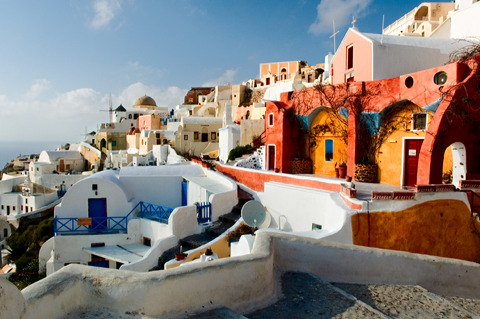 Oia, Houses  