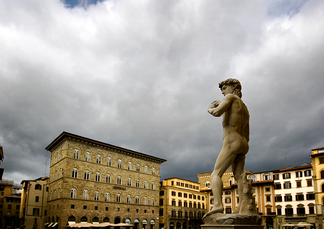 Statue David, Piazza della Signoria, Florence