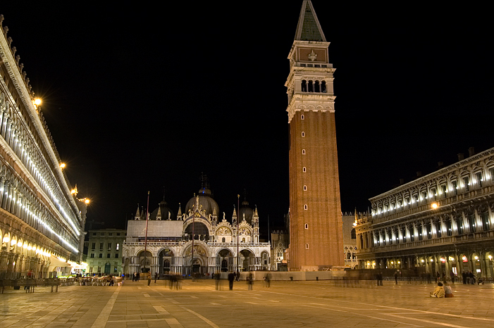 Piazza San Marco, Night, Venice