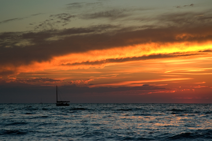 Crosby Lane Beach, Dusk, Nikerson State Park, Cape Cod, MA