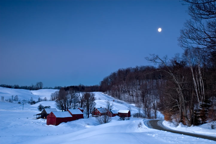 Jenne Farm, Barn, Moon, South Woodstock, VT