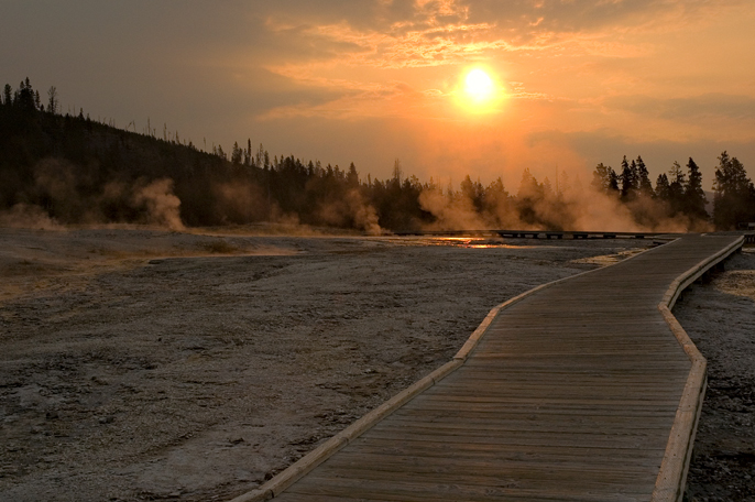 Hot Spring, Near Old Faithful, Yellowstone National Park